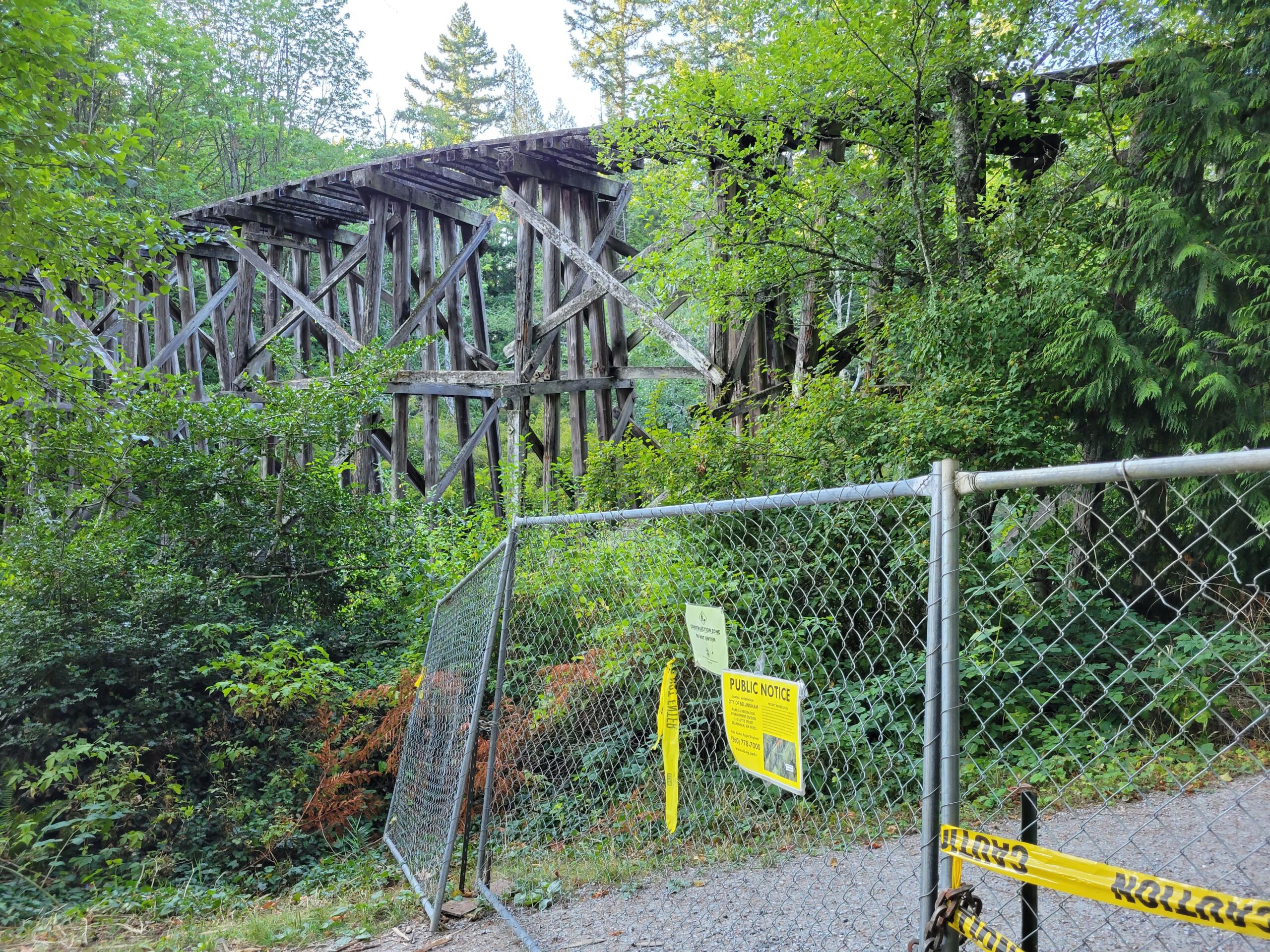 City begins removal of historic railroad trestle in Whatcom Falls Park - Vimarsana News
