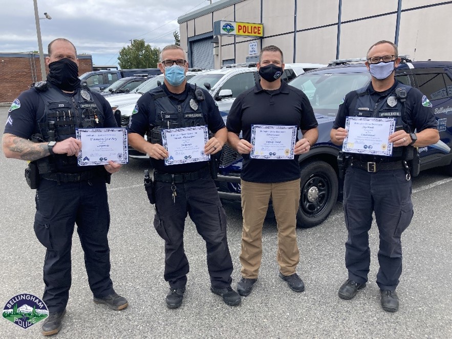 Bellingham Promotes Four Officers 790 KGMI