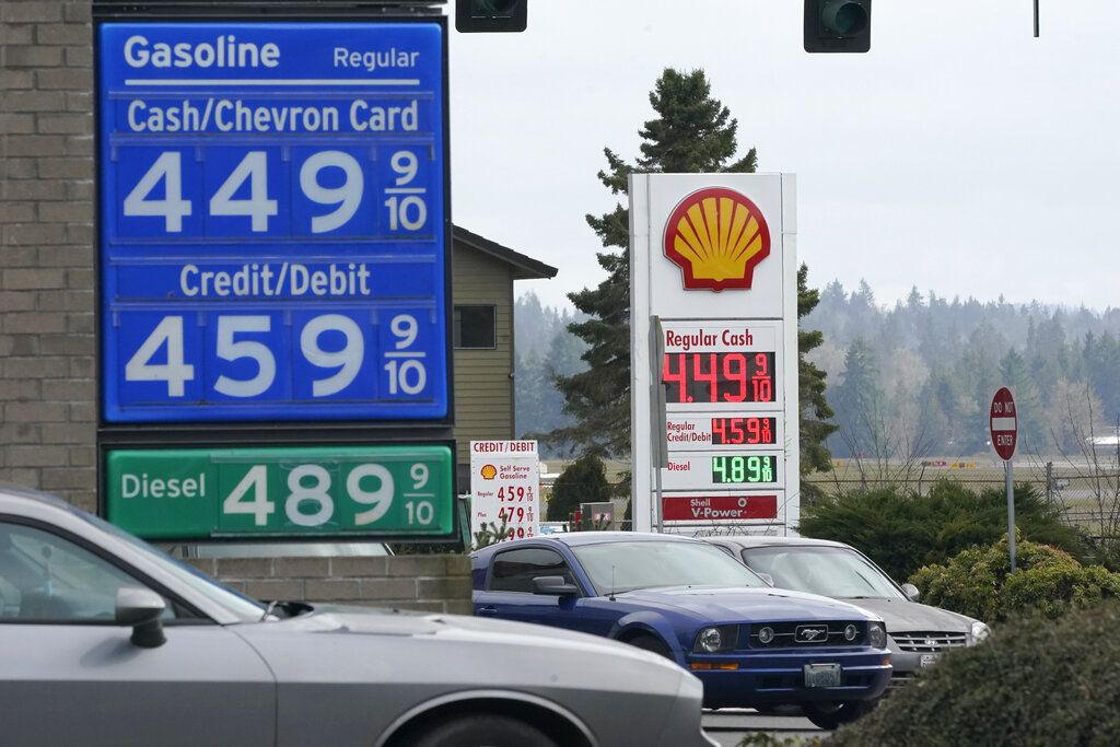 Gas prices slowly going down in Washington state 790 KGMI