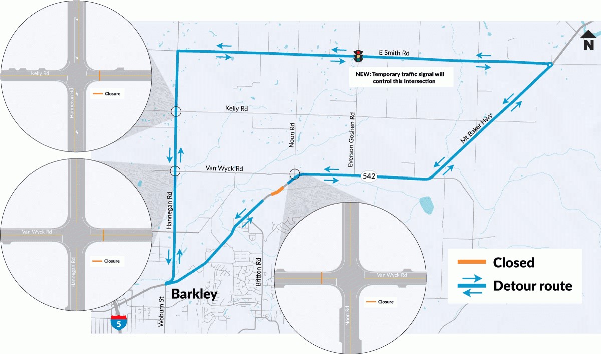Detours in effect for Mount Baker Highway closure - Vimarsana News