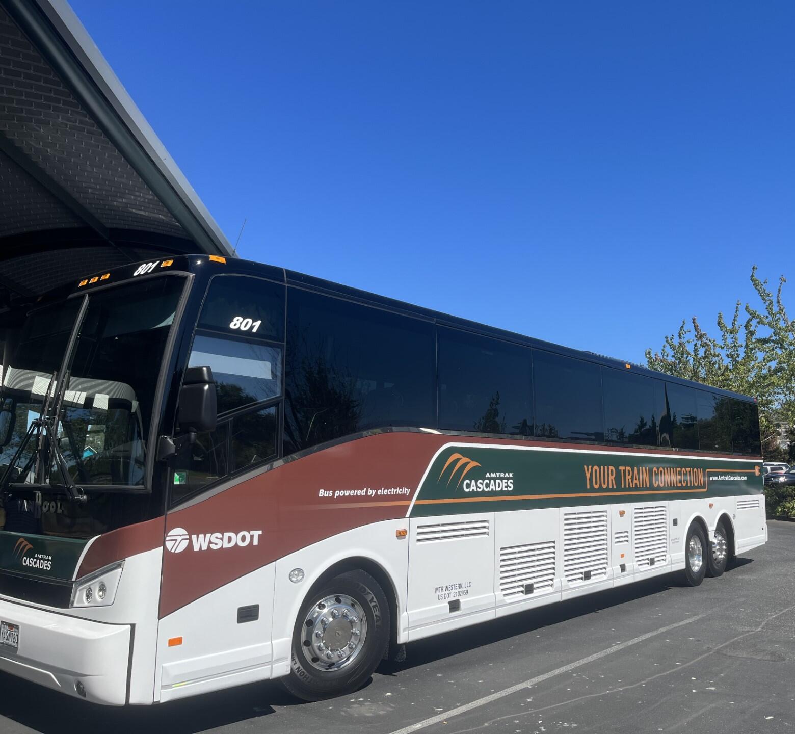 Bellingham hosts first electric bus in Amtrak national network - Vimarsana News