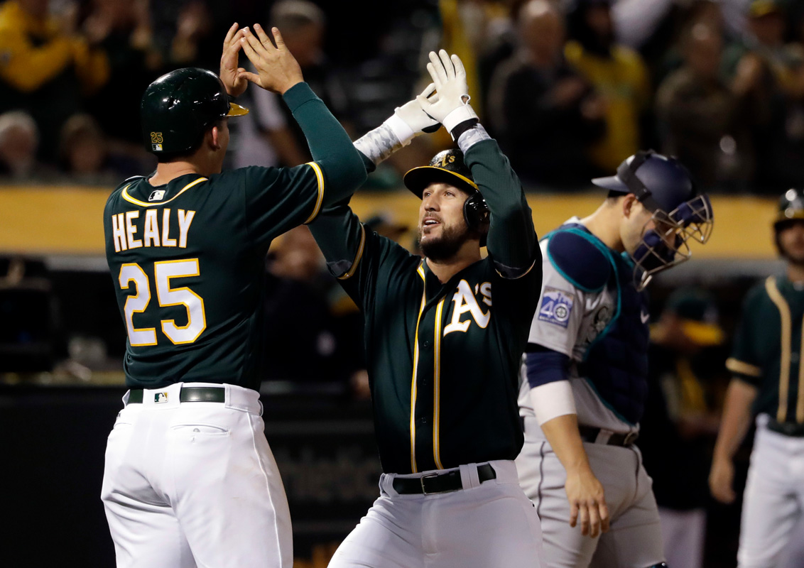 Oakland opens 4-game series with win over Seattle
