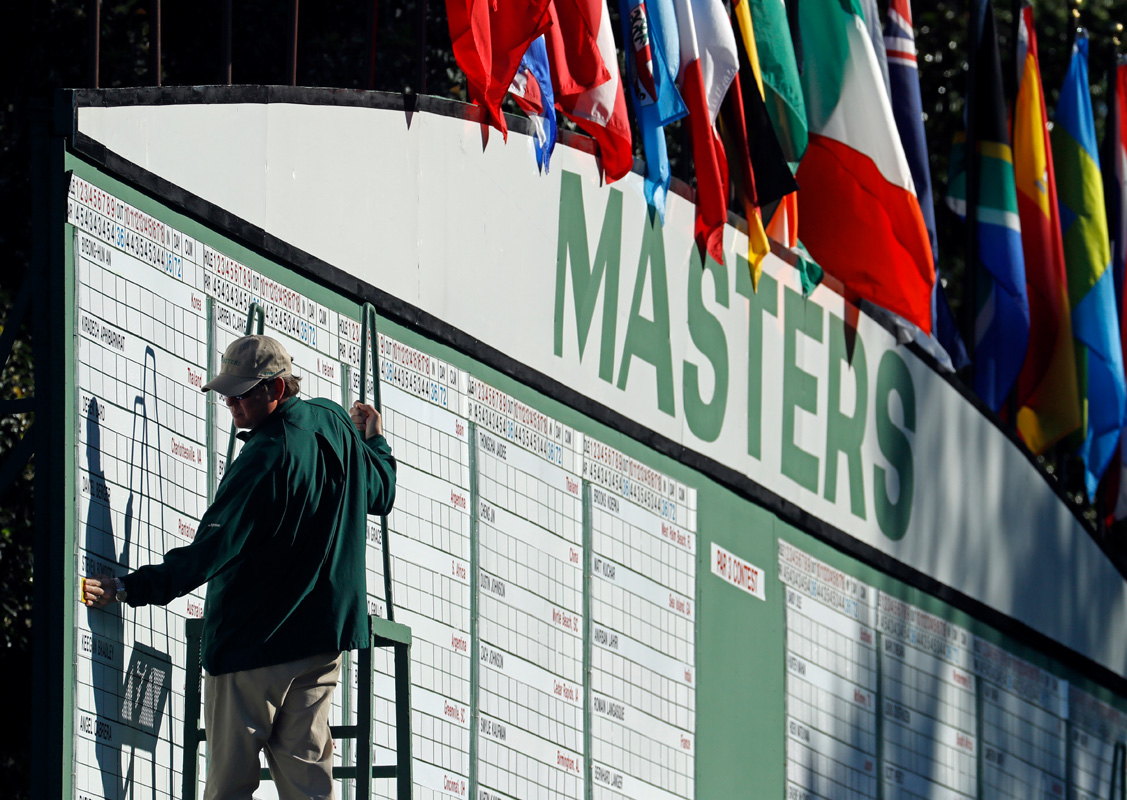 The Masters: The Latest on the third round