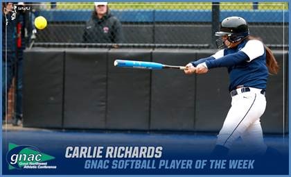 WWU’s Carlie Richards named GNAC Softball Player of the Week