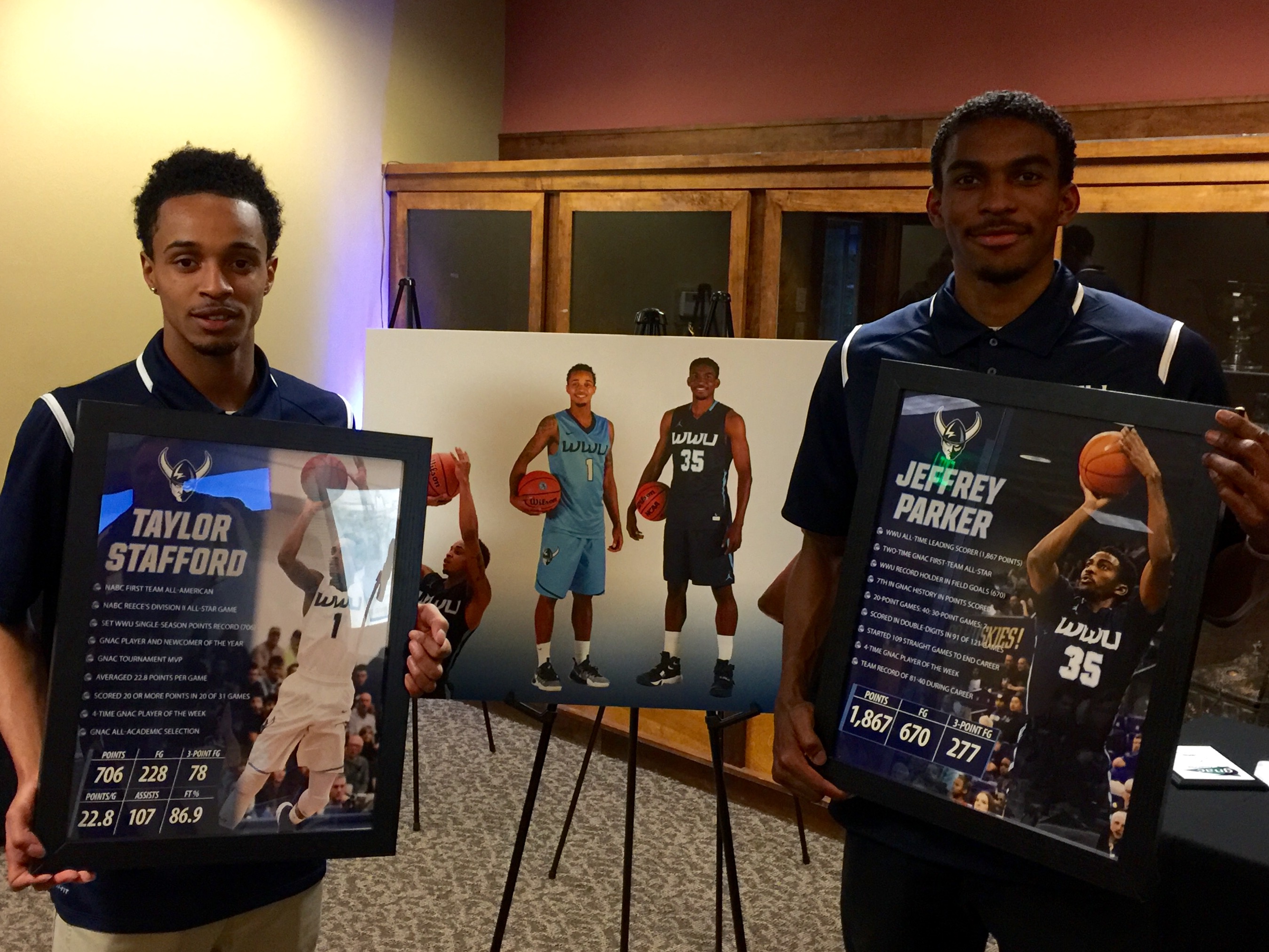 Stafford named MVP, Parker named Most Inspirational at WWU men’s basketball awards banquet