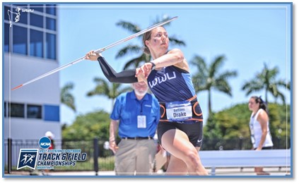 WWU’s Bethany Drake crowned NCAA Division II javelin champion
