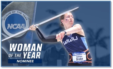 WWU’s Bethany Drake nominated for NCAA Woman of the Year