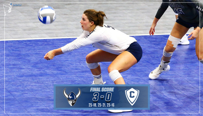 No. 8 WWU Vikings Volleyball Records Three-Game Sweep at Concordia