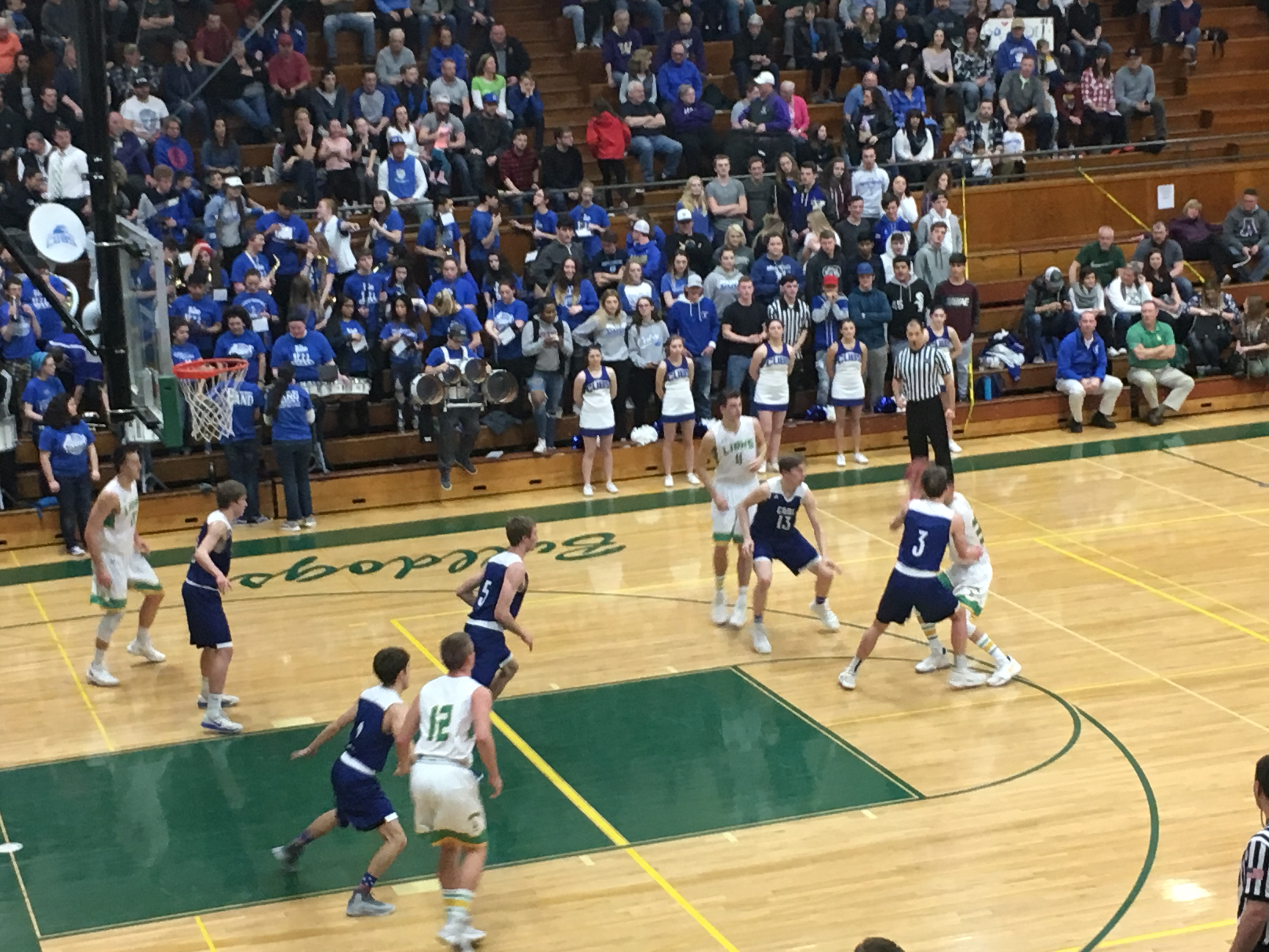 High school basketball district finals from Tuesday night
