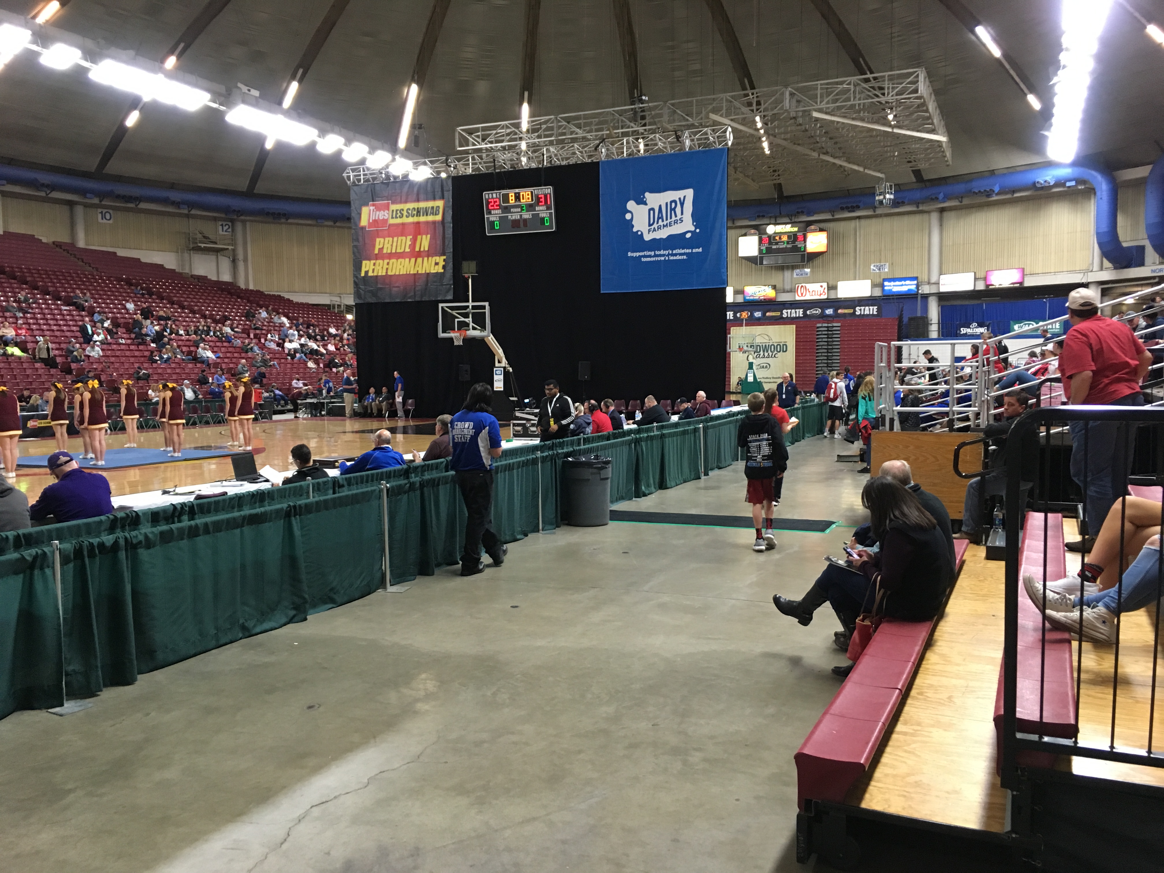 Day Two of the High School Basketball State Tournament