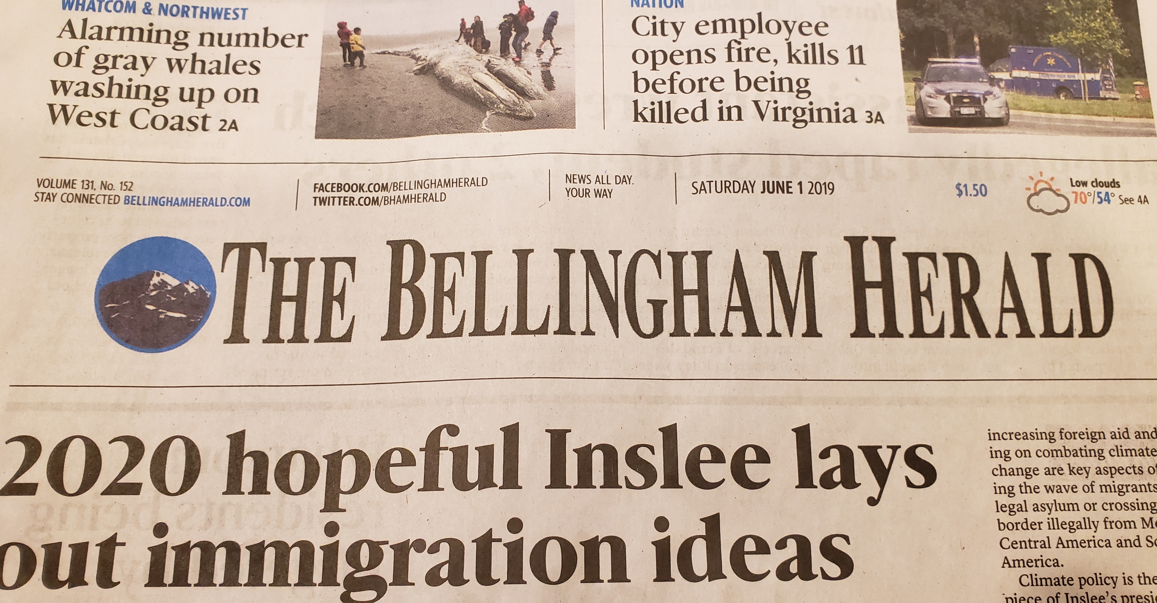 Bellingham Herald drops Saturday edition