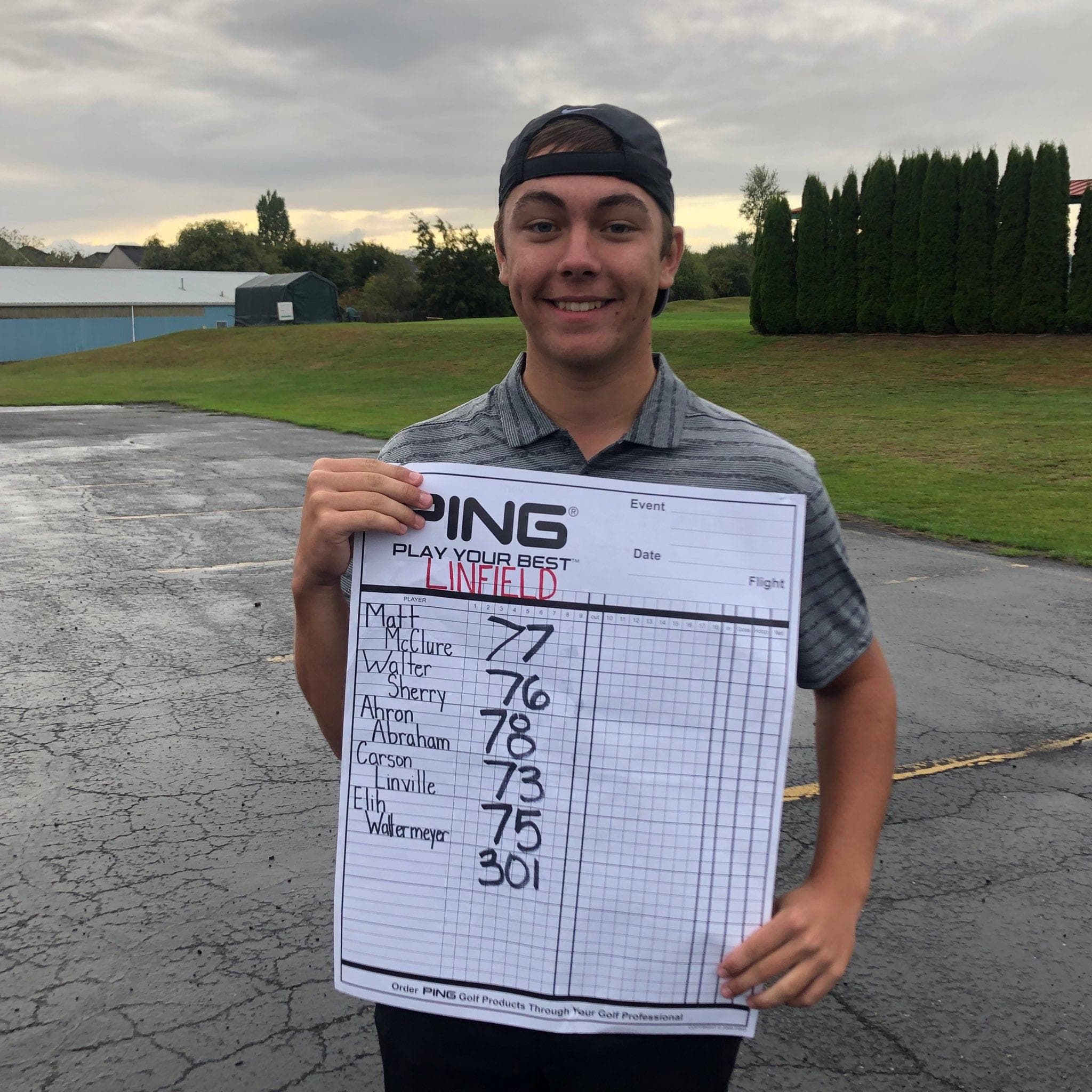 Former Nooksack golfer Linville wins collegiate debut