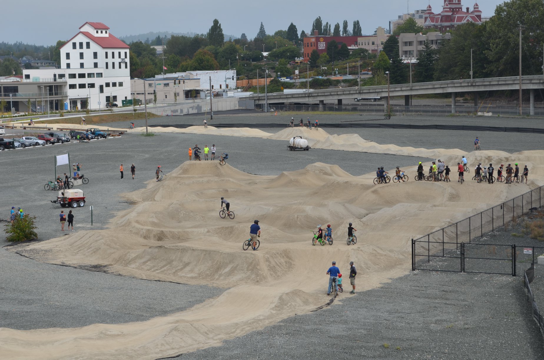Bellingham “pump track” opens on waterfront