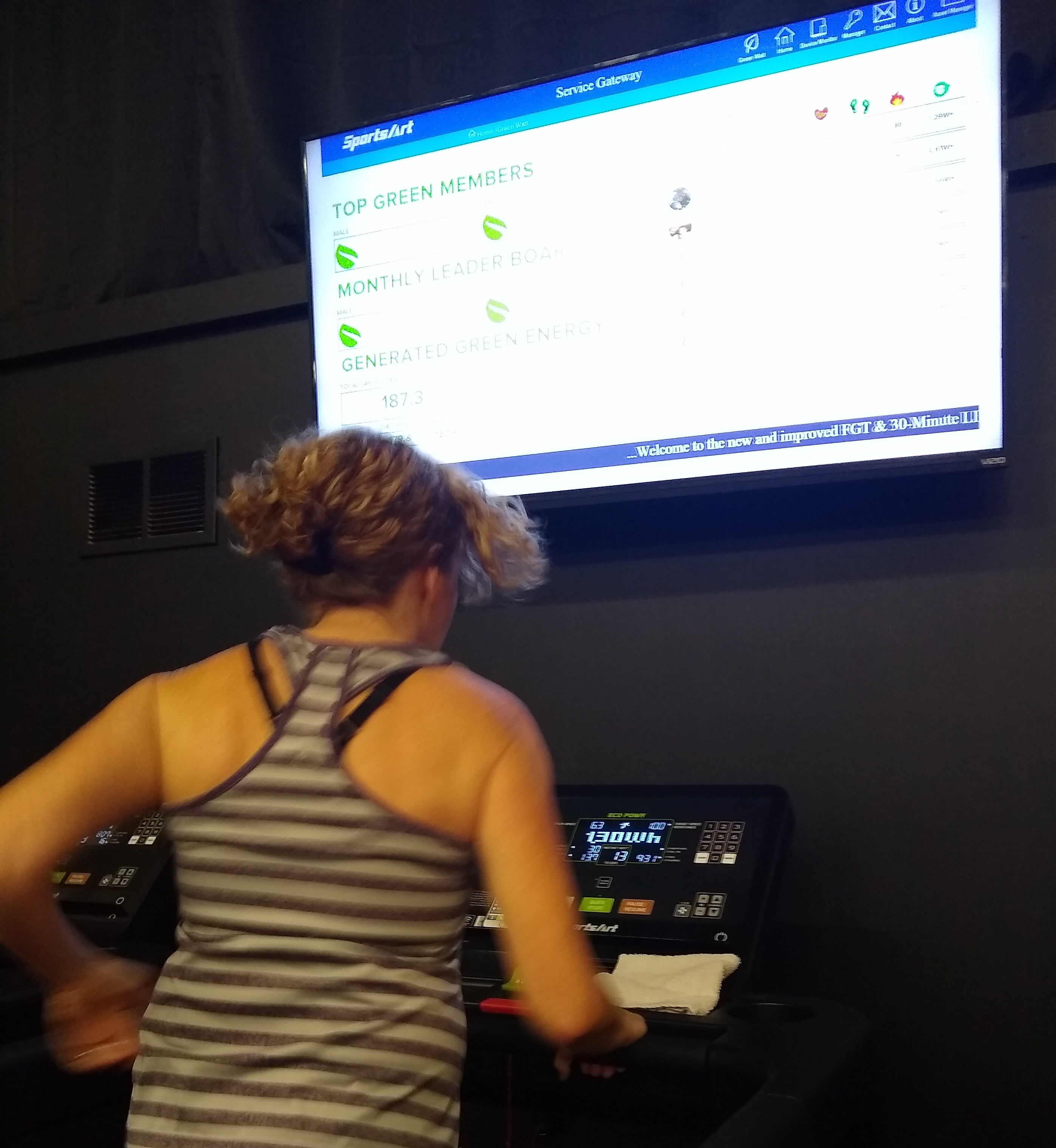 New fitness equipment generates electricity