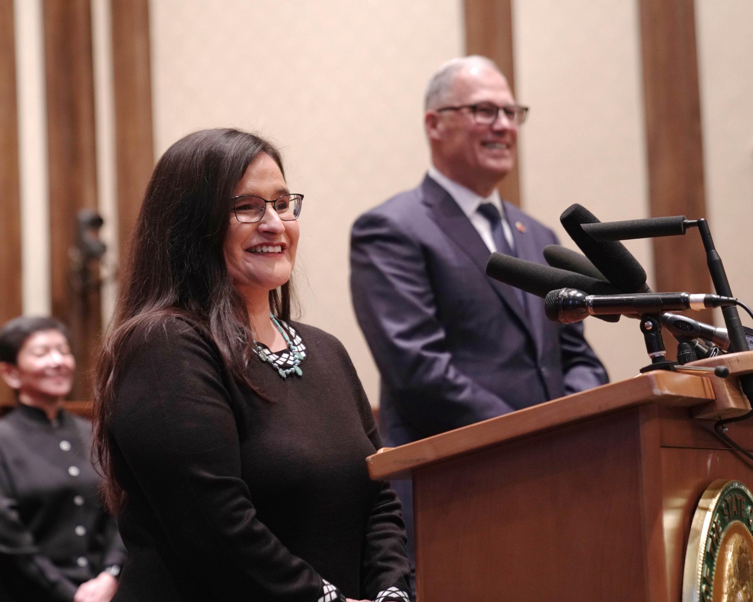 State’s first-ever Native American justice, new chief justice sworn in