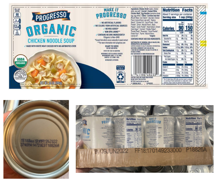 Misprint on canned soup prompts recall