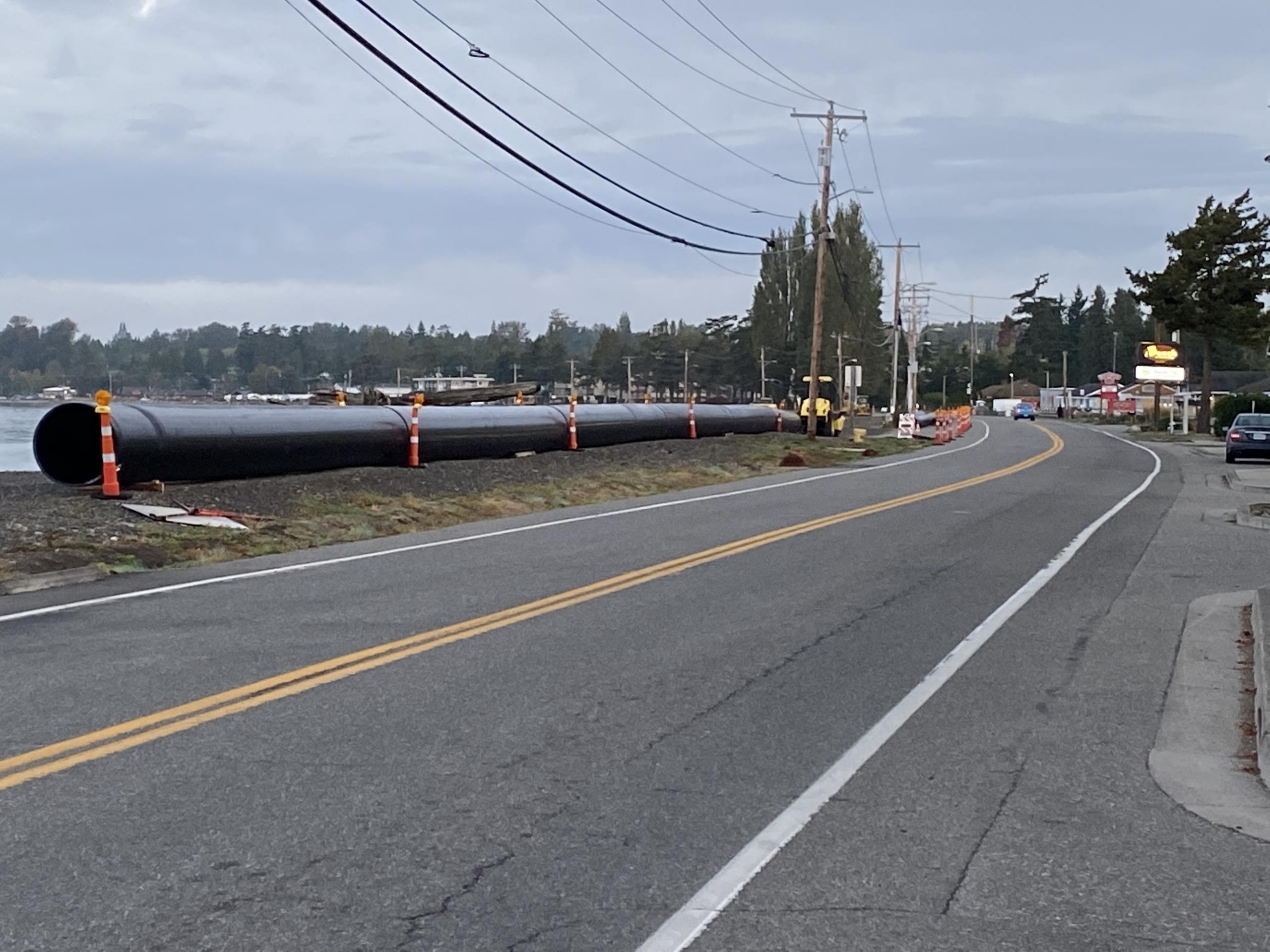 Birch Bay Berm project resumes