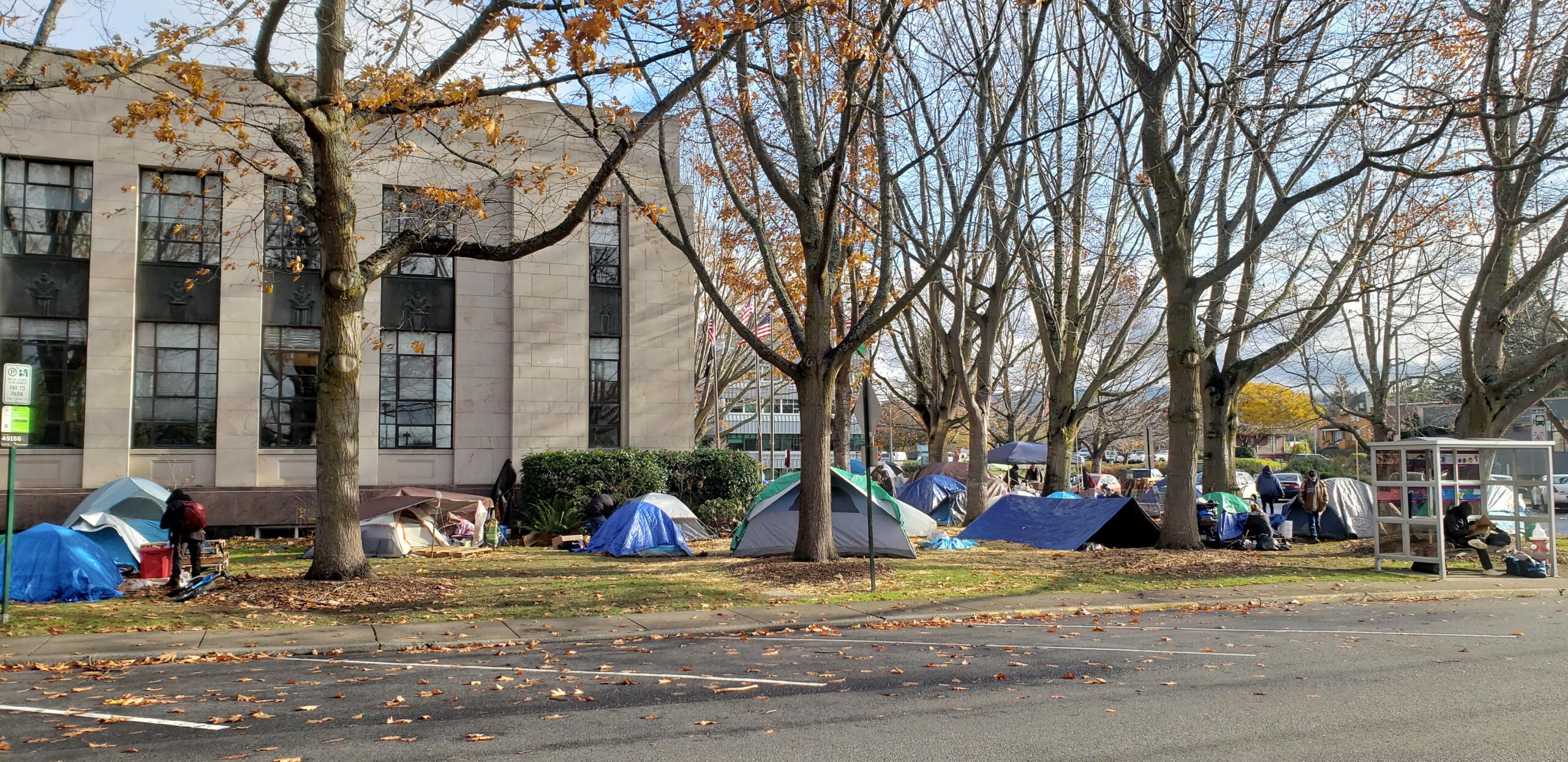 BREAKING: Bellingham Police clearing homeless encampment
