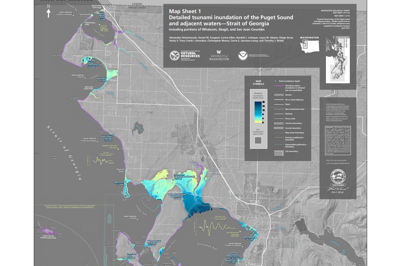 New tsunami maps shows potential damage from major earthquake, tsunami