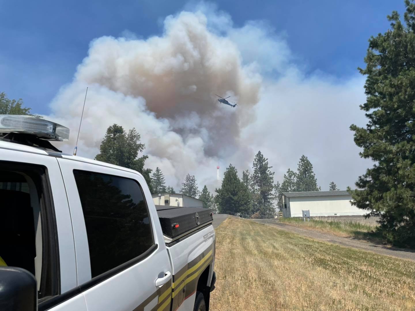 Wildfire Near Cheney Causes Evacuations Wildfire Near Cheney Causes Evacuations