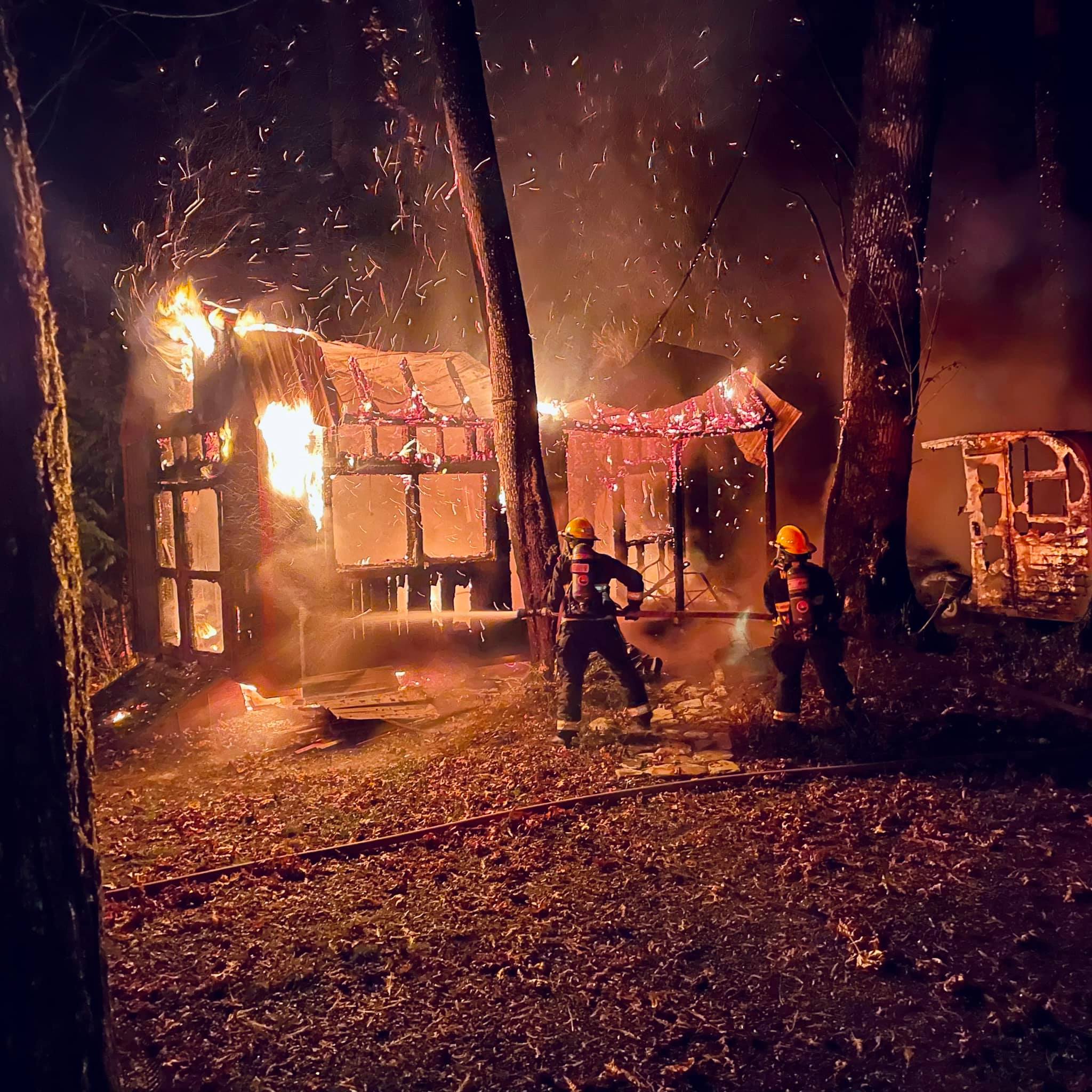 Property owner near Kendall praises quick response to shop fire