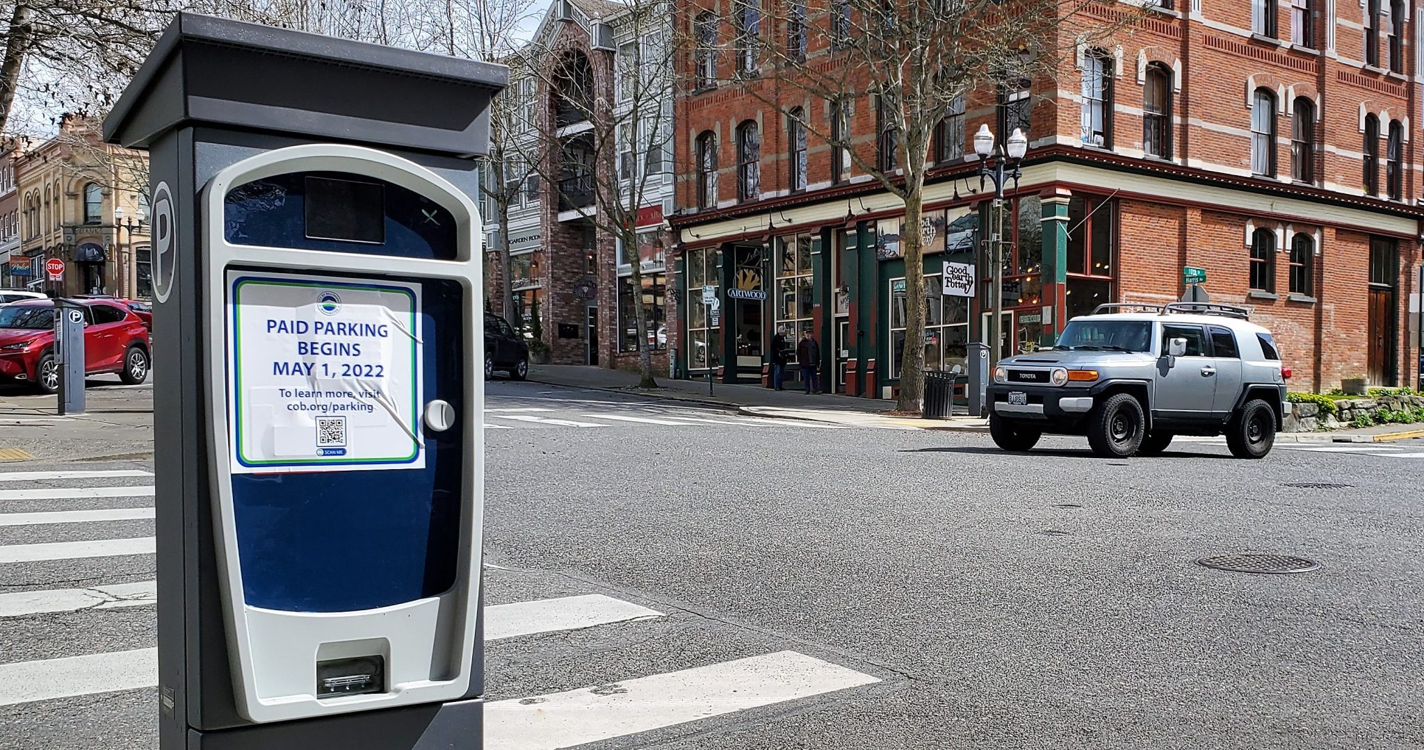 First week of higher parking fees in Bellingham, Fairhaven