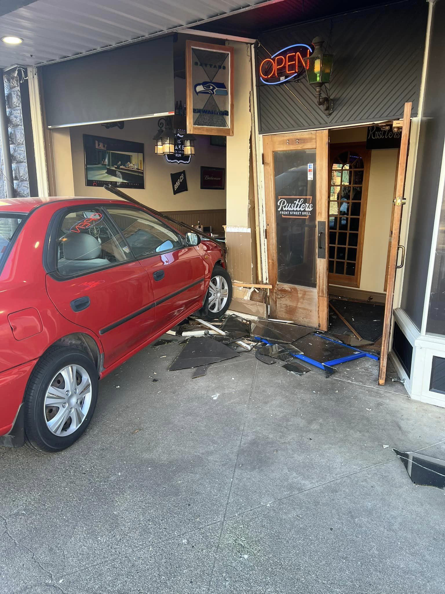 Car Plows Through Window Of Lynden Restaurant