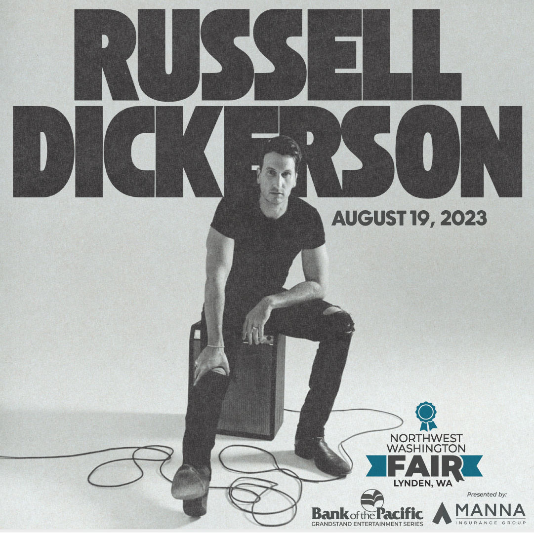 Russell Dickerson playing the NWW Fair this summer