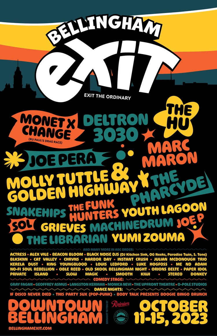 Lineup announced for new Bellingham Exit music festival