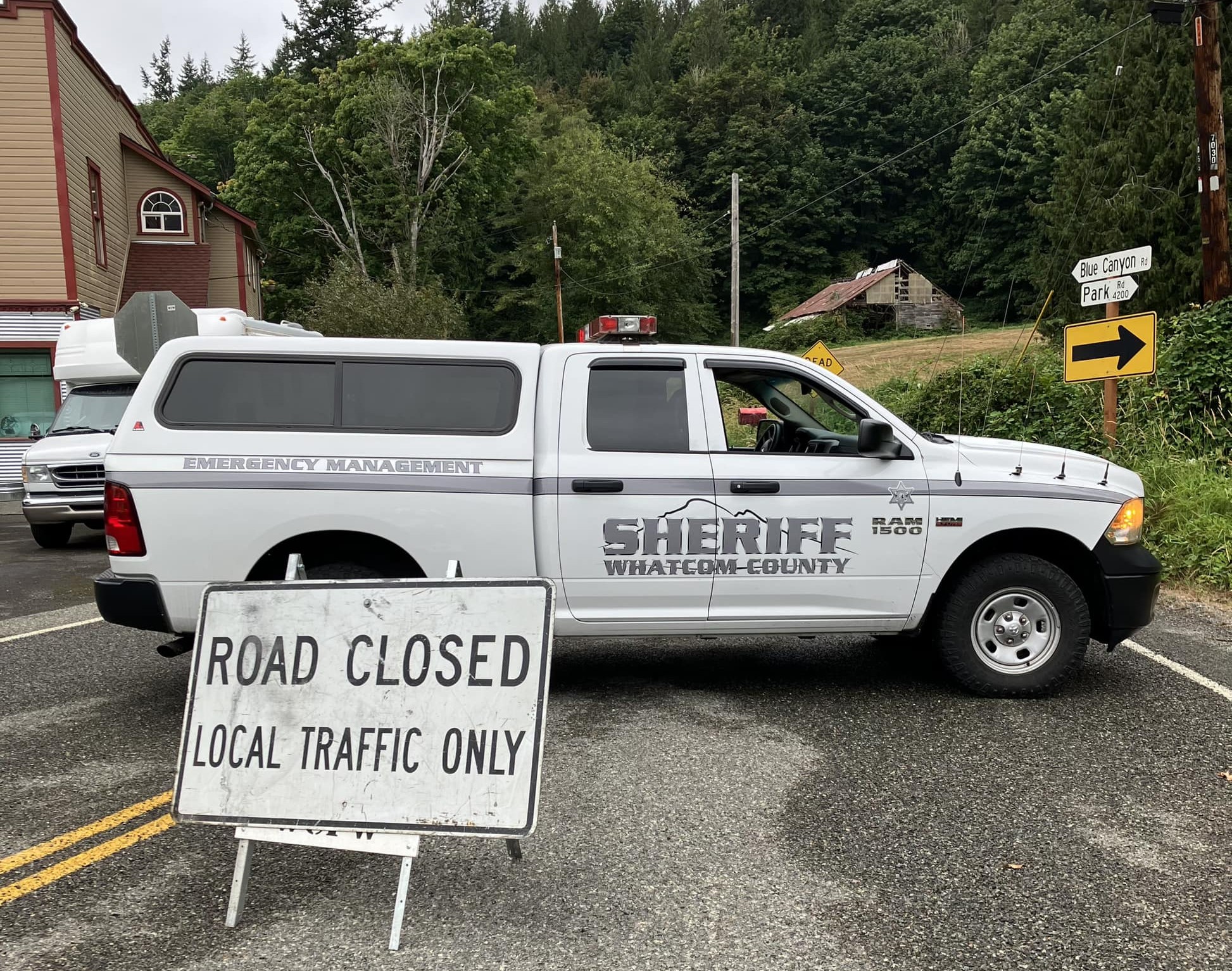 Evacuation level lowered as crews continue battling Lake Whatcom Fire