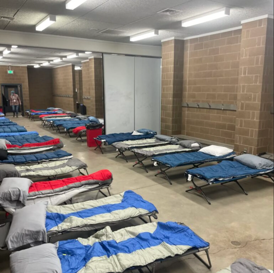 Winter shelter open at Civic Field through February
